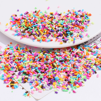 Accesorii pentru bijuterii DIY - Granule de zahăr simulate în lut moale, ace de zahăr, pachet de 500 g