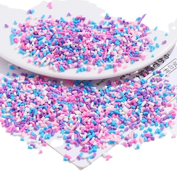 Accesorii pentru bijuterii DIY - Granule de zahăr simulate în lut moale, ace de zahăr, pachet de 500 g