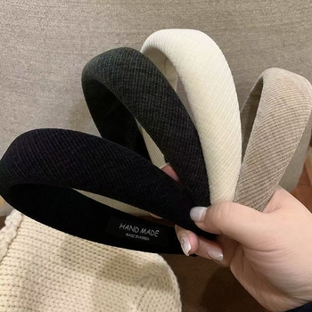 Peavõru aksessuaar kangast, Korea stiilis, käsitöö, riibulise svamptäidisega