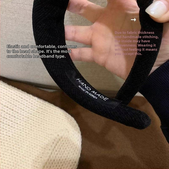 Peavõru aksessuaar kangast, Korea stiilis, käsitöö, riibulise svamptäidisega