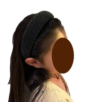 Peavõru aksessuaar kangast, Korea stiilis, käsitöö, riibulise svamptäidisega