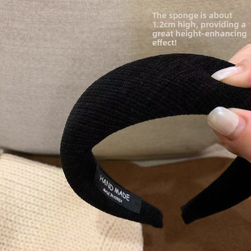 Peavõru aksessuaar kangast, Korea stiilis, käsitöö, riibulise svamptäidisega