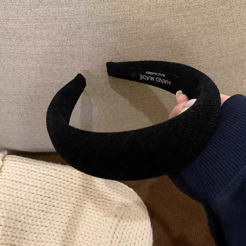 Peavõru aksessuaar kangast, Korea stiilis, käsitöö, riibulise svamptäidisega