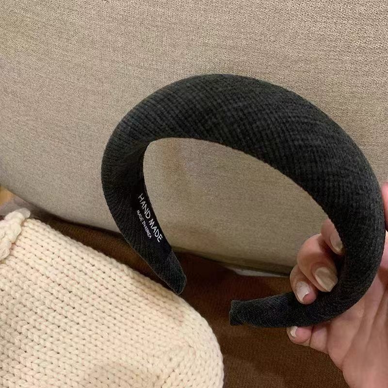 Peavõru aksessuaar kangast, Korea stiilis, käsitöö, riibulise svamptäidisega