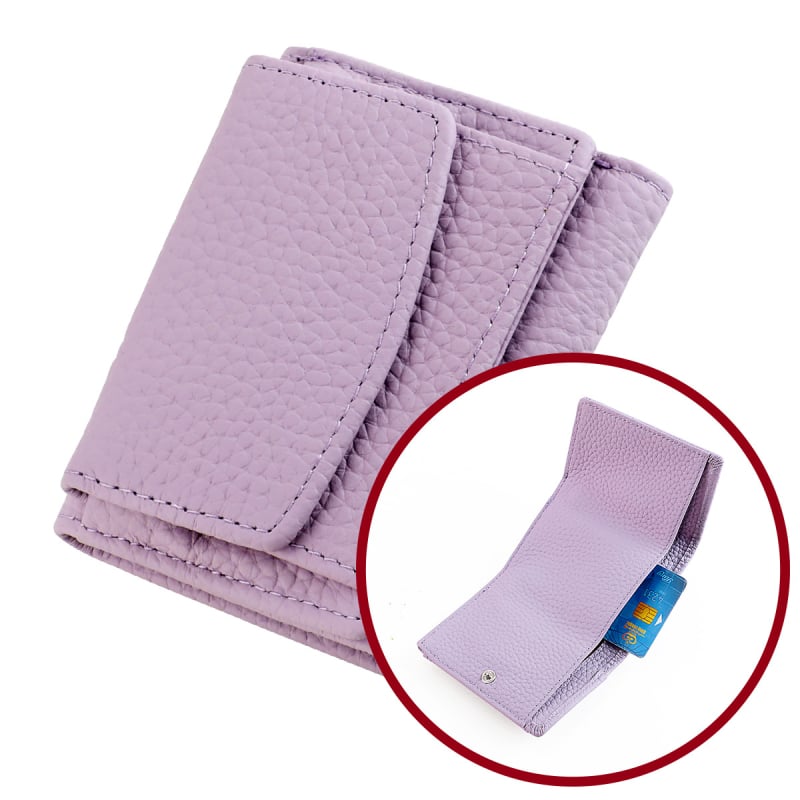 Portofel pentru monede din piele naturală RFID-blocant MaDonNo 3001# cu căptușeală poliester