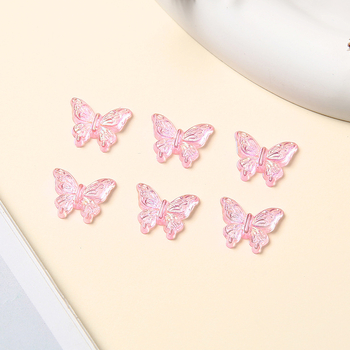 Stickere pentru unghii - Fluture, acrilic/rasină, imprimare, brand Rongyi