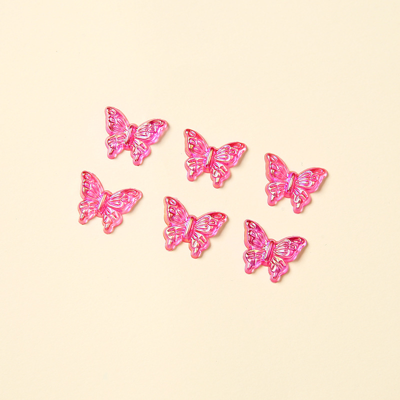 Stickere pentru unghii - Fluture, acrilic/rasină, imprimare, brand Rongyi