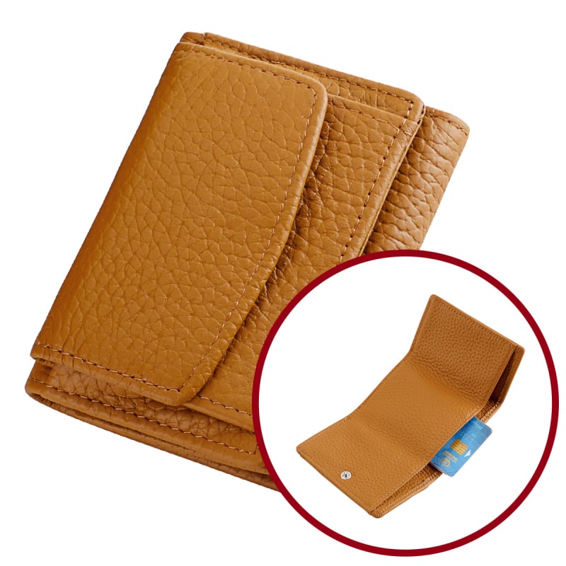 Mündi rahakott ehtne nahk, mudel 3001#, unisex, polüestervooder, MaDonNo