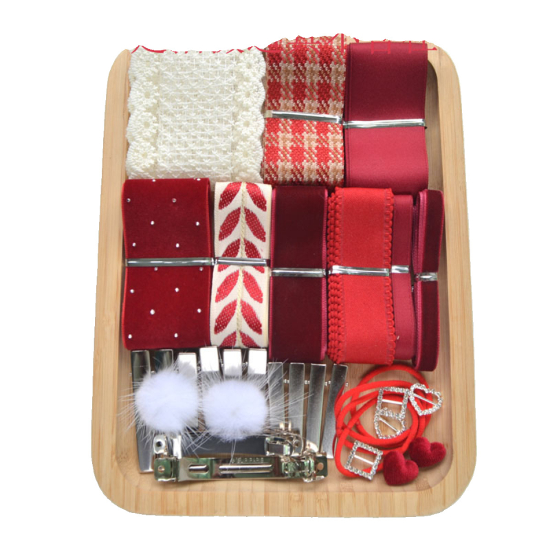 DIY set za dječje mašne za kosu — ručna izrada, za početnike, dodaci za kosu, svjež i sladak stil