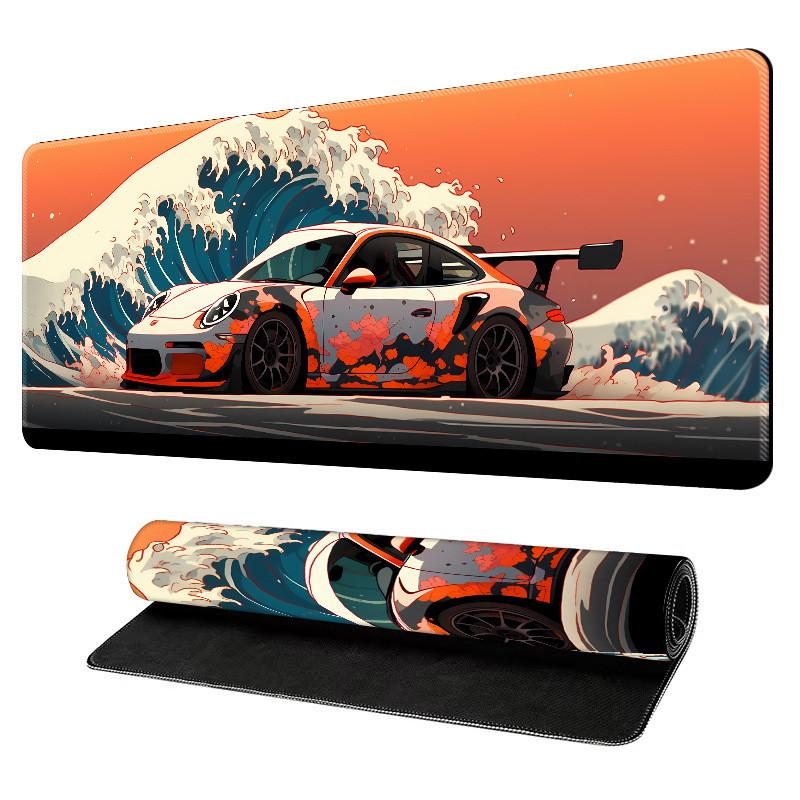 Velika gaming podloga za miš, prirodni kaučuk, protivklizna površina, toplinska transfer tisk, moguće tiskanje logotipa