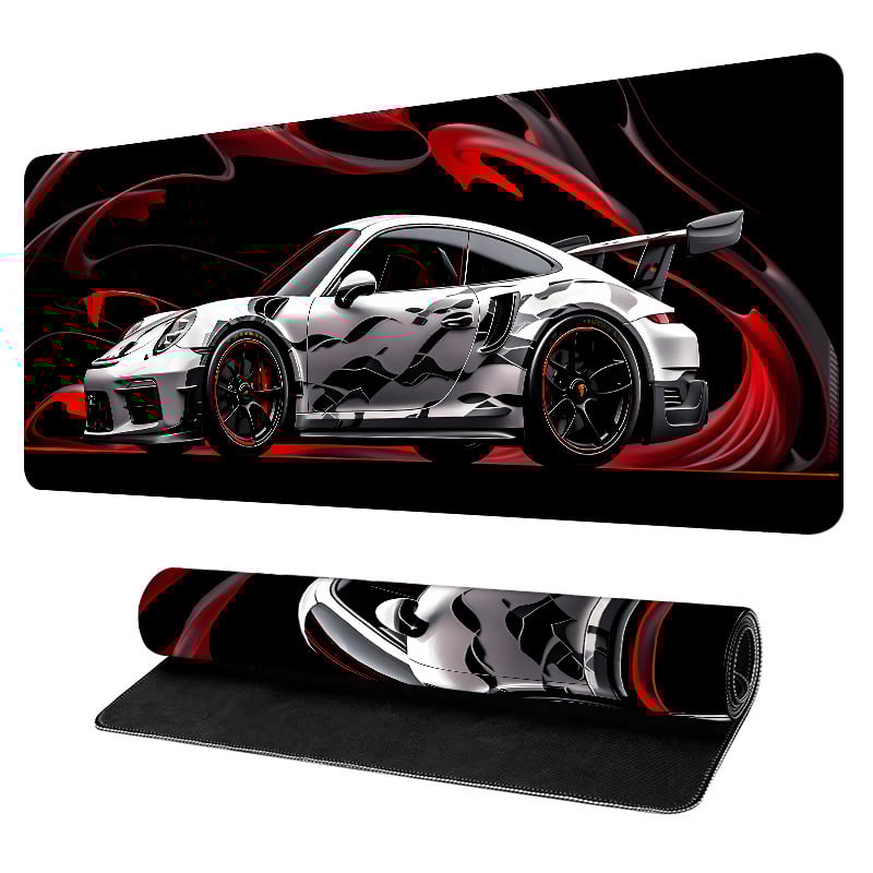 Velika gaming podloga za miš, prirodni kaučuk, protivklizna površina, toplinska transfer tisk, moguće tiskanje logotipa
