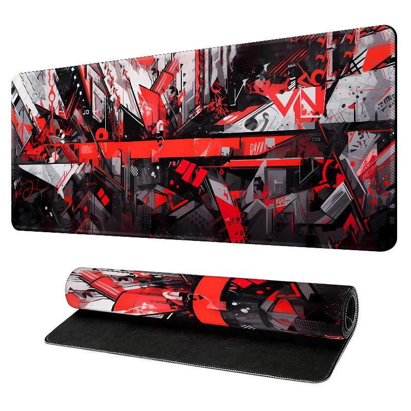 Velika gaming podloga za miš, prirodni kaučuk, protivklizna površina, toplinska transfer tisk, moguće tiskanje logotipa