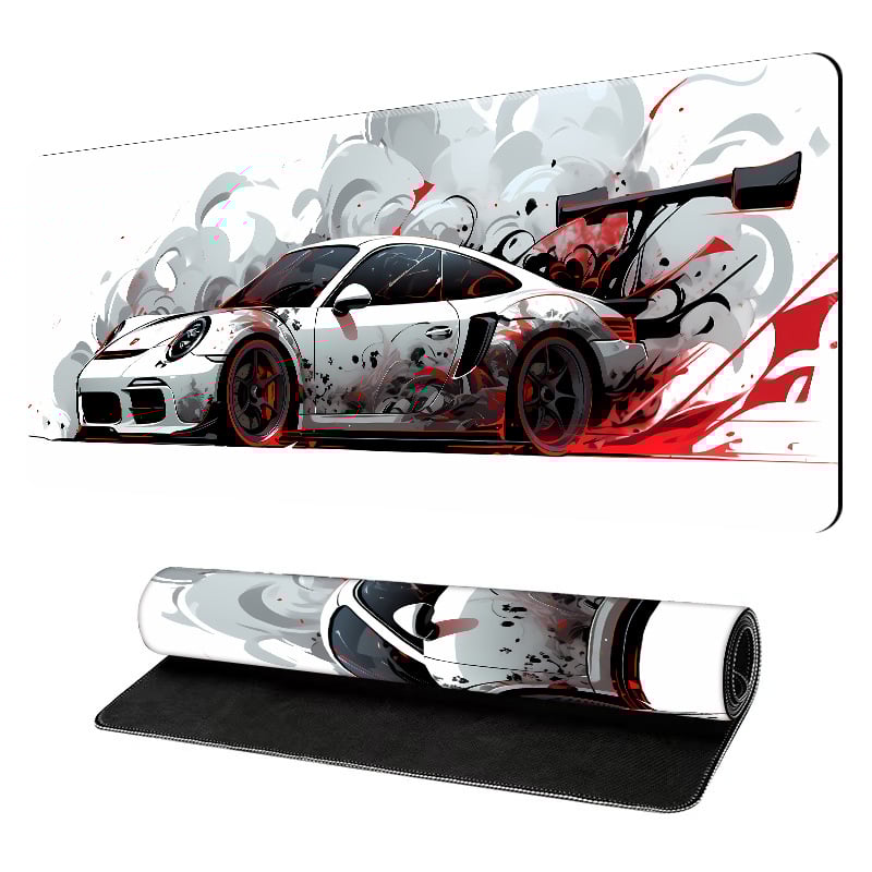 Velika gaming podloga za miš, prirodni kaučuk, protivklizna površina, toplinska transfer tisk, moguće tiskanje logotipa