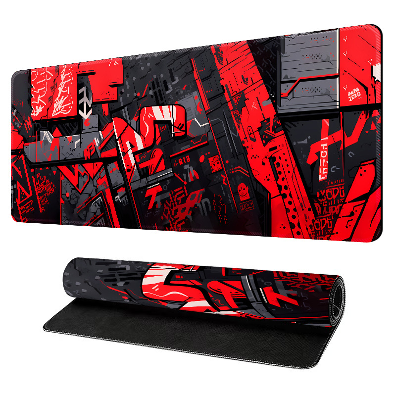 Velika gaming podloga za miš, prirodni kaučuk, protivklizna površina, toplinska transfer tisk, moguće tiskanje logotipa