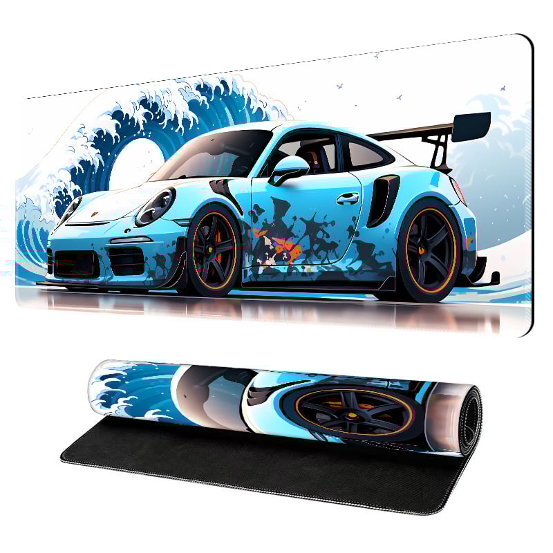 Velika gaming podloga za miš, prirodni kaučuk, protivklizna površina, toplinska transfer tisk, moguće tiskanje logotipa