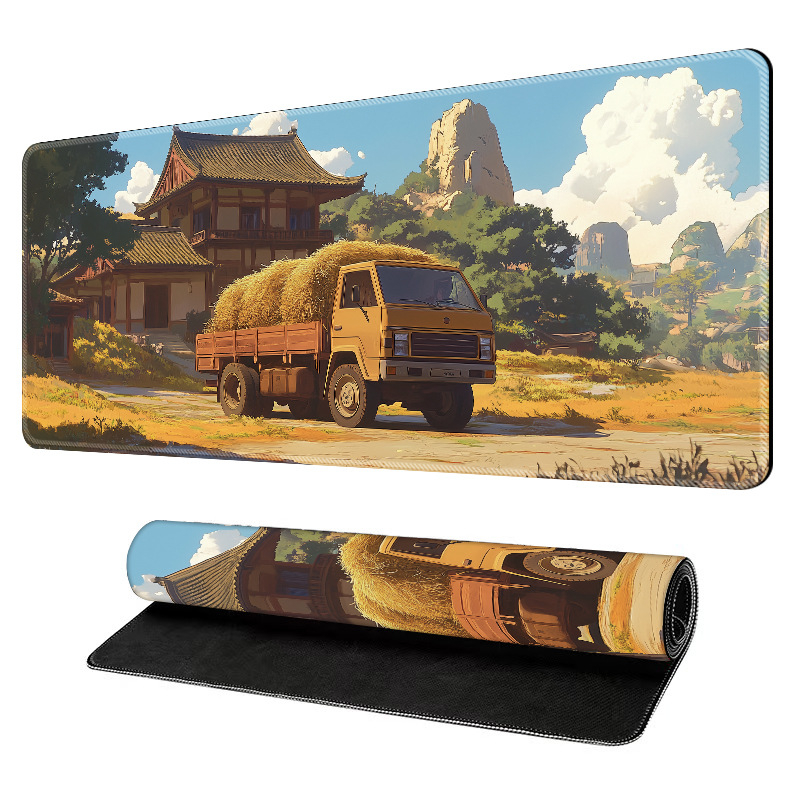 Velika gaming podloga za miš, prirodni kaučuk, protivklizna površina, toplinska transfer tisk, moguće tiskanje logotipa