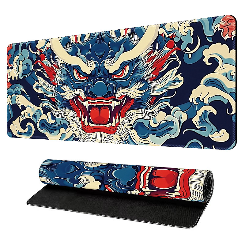 Velika gaming podloga za miš, prirodni kaučuk, protivklizna površina, toplinska transfer tisk, moguće tiskanje logotipa