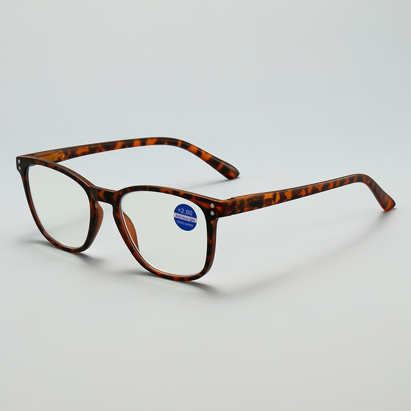 Γυαλιά ανάγνωσης με προστασία από μπλε φως, ultra-light με πλήρες πλαίσιο, AC φακοί, κατάλληλα για τετράγωνο πρόσωπο