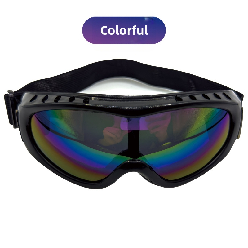 Slēpošanas brilles GH-883, PC rāmis, lēcas biezums 1.8 mm, gaismas caurlaidība 98.98%, caurspīdīgas lēcas