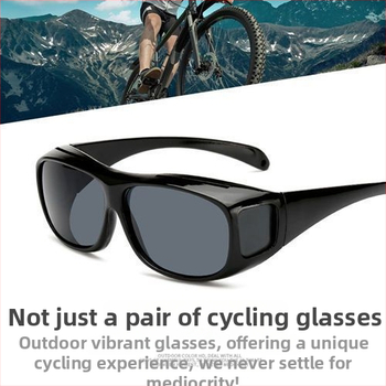 Rattasõiduks ja sõiduks mõeldud päikeseprillid retseptiklipiga – tuulekindlad, peegeldusvastased, unisex