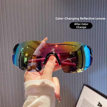 Fotochromilised jalgrattaprillid päevaseks ja öiseks kasutamiseks, unisex, tuule- ja liivakindlad