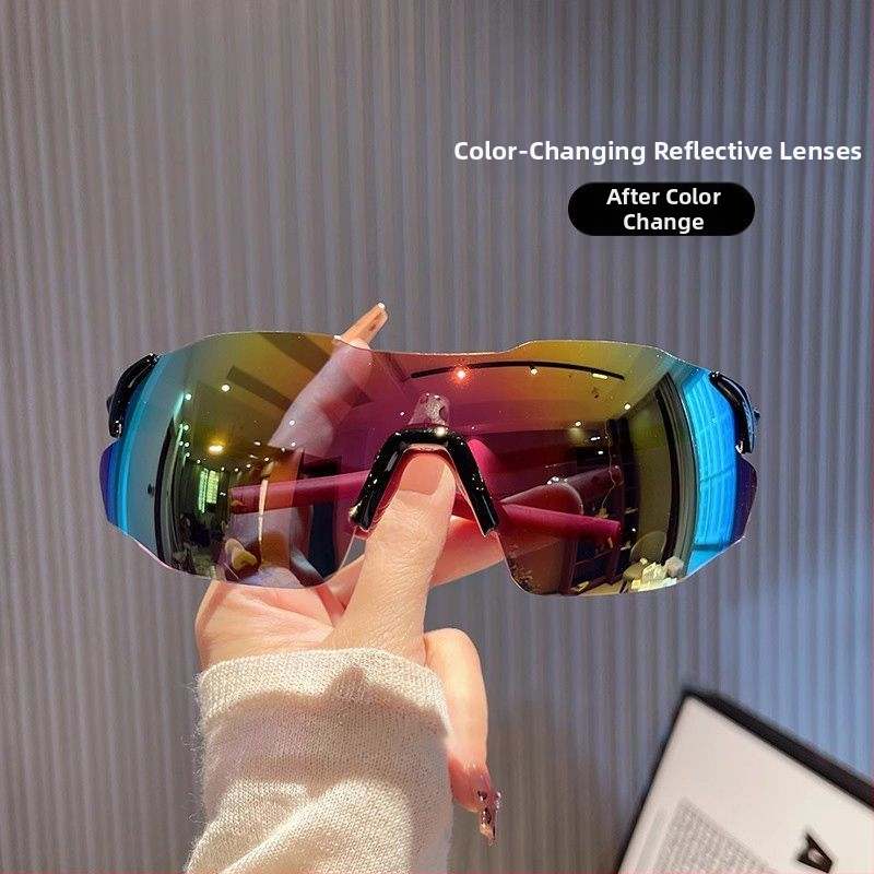 Fotochromilised jalgrattaprillid päevaseks ja öiseks kasutamiseks, unisex, tuule- ja liivakindlad