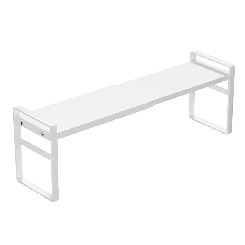 Zdvihací stojan na stôl, úzky štýl, dvojposchodový stolový regál pre desktopové uloženie, kovový, moderný minimalistický štýl