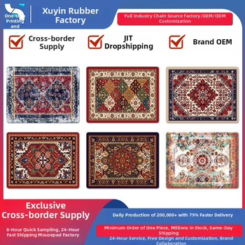 Podloga za miš za uredsku uporabu od prirodne gume, protuklizna površina, toplinski prijenos, mogućnost tiskanja logotipa, OEM prilagođavanje