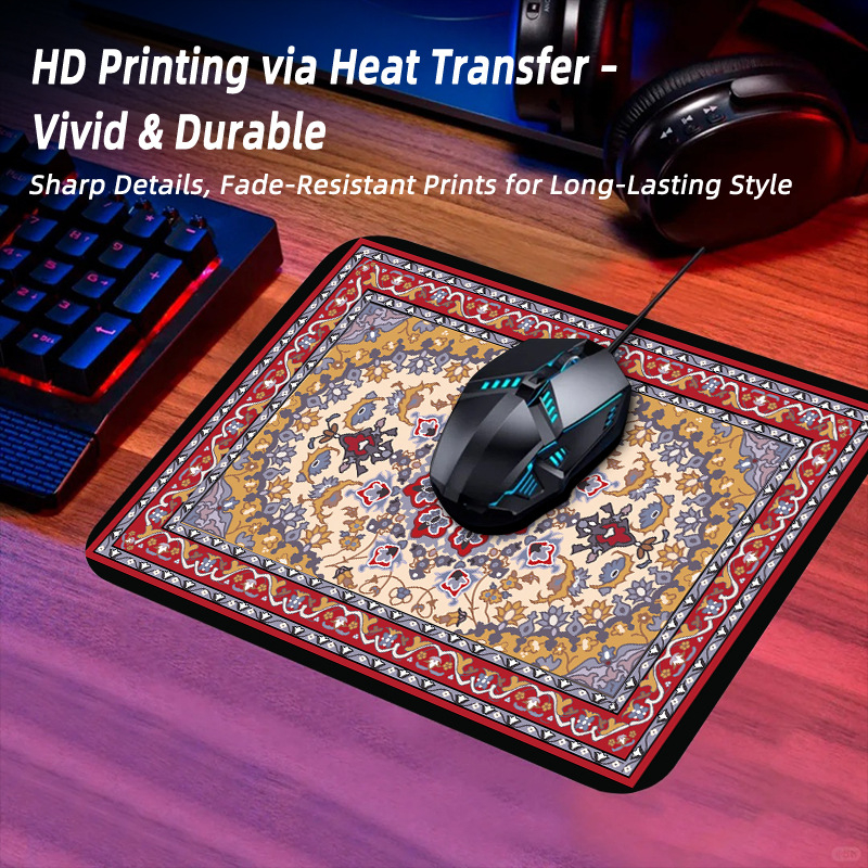 Podloga za miš za uredsku uporabu od prirodne gume, protuklizna površina, toplinski prijenos, mogućnost tiskanja logotipa, OEM prilagođavanje