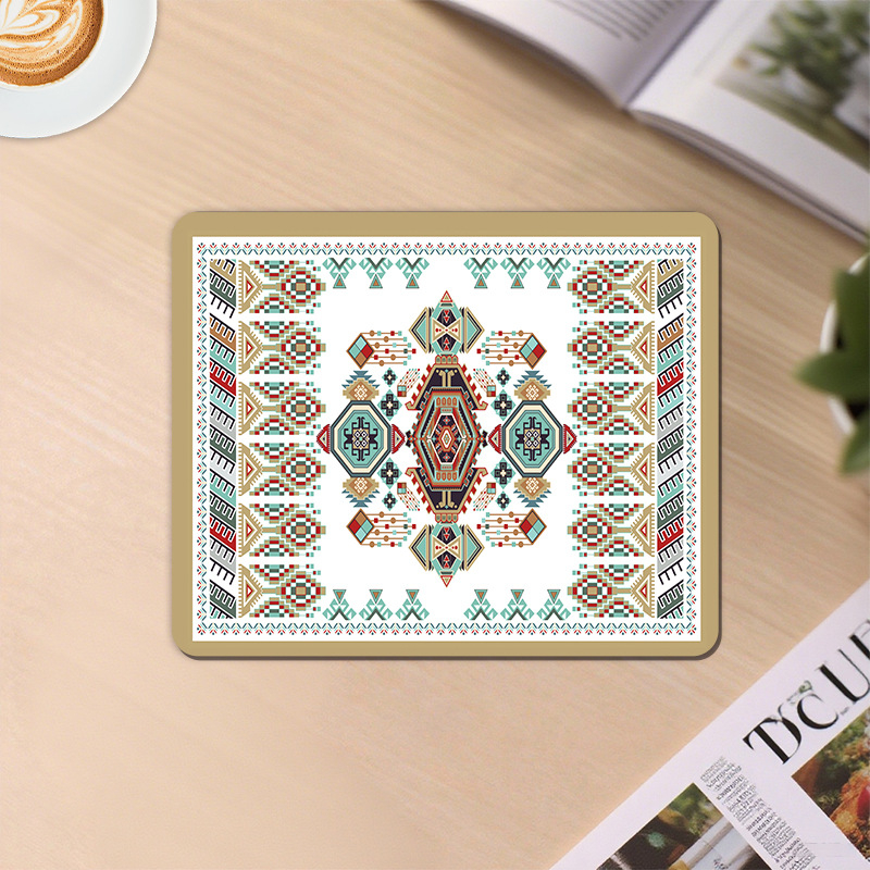 Podloga za miš za uredsku uporabu od prirodne gume, protuklizna površina, toplinski prijenos, mogućnost tiskanja logotipa, OEM prilagođavanje