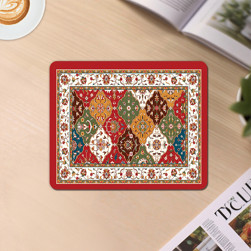 Podloga za miš za uredsku uporabu od prirodne gume, protuklizna površina, toplinski prijenos, mogućnost tiskanja logotipa, OEM prilagođavanje