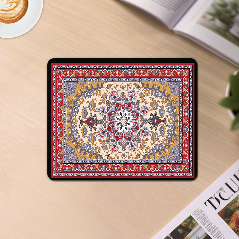 Podloga za miš za uredsku uporabu od prirodne gume, protuklizna površina, toplinski prijenos, mogućnost tiskanja logotipa, OEM prilagođavanje