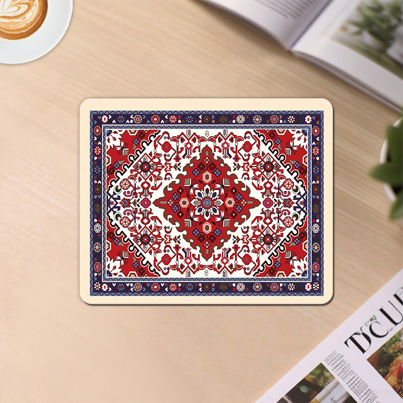 Podloga za miš za uredsku uporabu od prirodne gume, protuklizna površina, toplinski prijenos, mogućnost tiskanja logotipa, OEM prilagođavanje