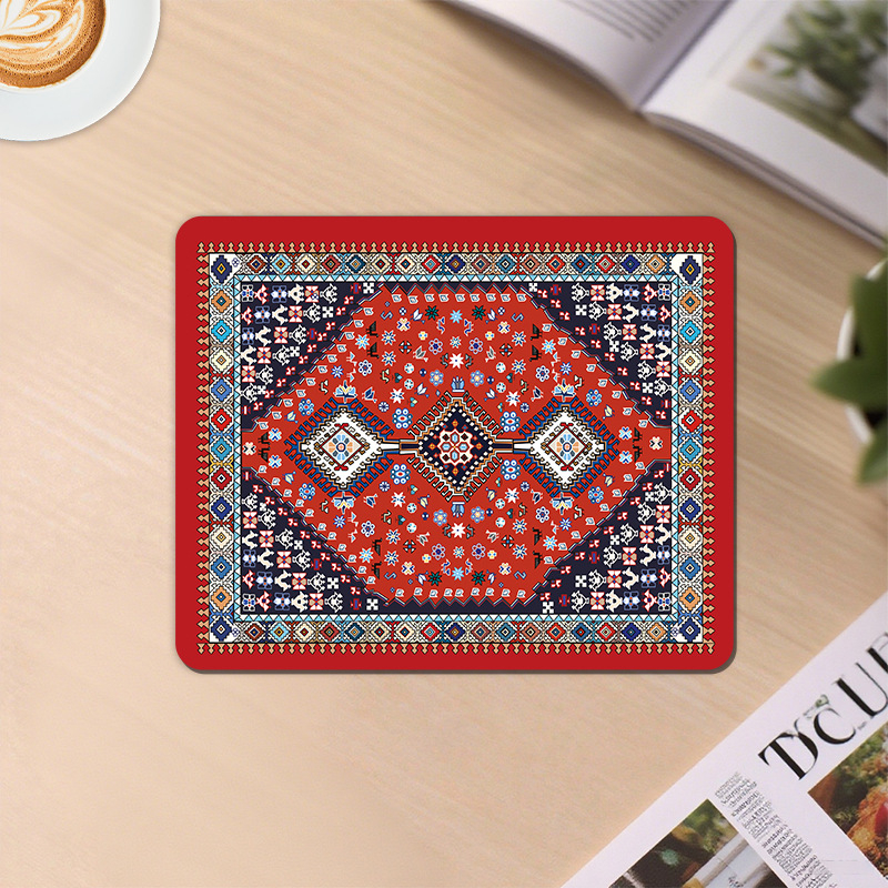 Podloga za miš za uredsku uporabu od prirodne gume, protuklizna površina, toplinski prijenos, mogućnost tiskanja logotipa, OEM prilagođavanje