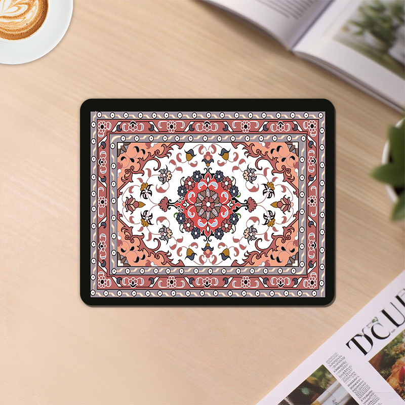 Podloga za miš za uredsku uporabu od prirodne gume, protuklizna površina, toplinski prijenos, mogućnost tiskanja logotipa, OEM prilagođavanje