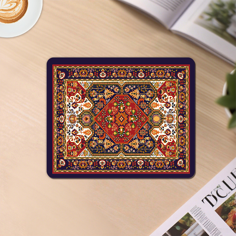 Podloga za miš za uredsku uporabu od prirodne gume, protuklizna površina, toplinski prijenos, mogućnost tiskanja logotipa, OEM prilagođavanje