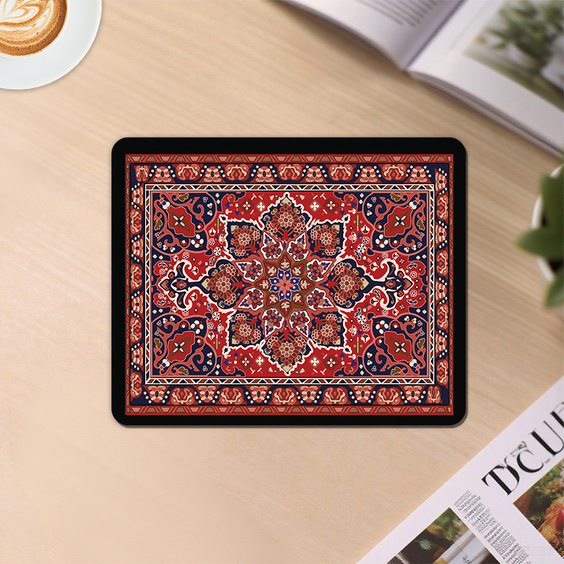 Podloga za miš za uredsku uporabu od prirodne gume, protuklizna površina, toplinski prijenos, mogućnost tiskanja logotipa, OEM prilagođavanje