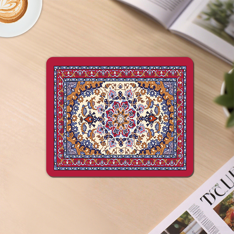 Podloga za miš za uredsku uporabu od prirodne gume, protuklizna površina, toplinski prijenos, mogućnost tiskanja logotipa, OEM prilagođavanje