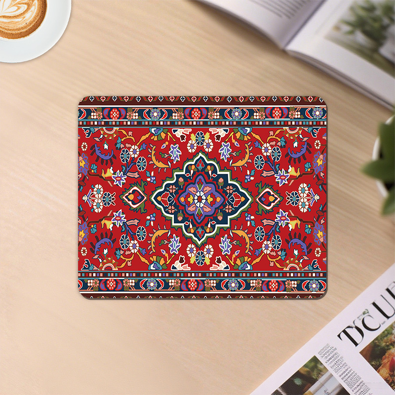 Podloga za miš za uredsku uporabu od prirodne gume, protuklizna površina, toplinski prijenos, mogućnost tiskanja logotipa, OEM prilagođavanje