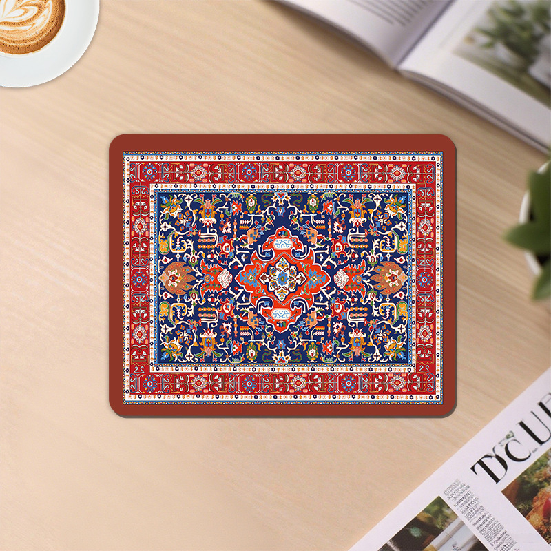 Podloga za miš za uredsku uporabu od prirodne gume, protuklizna površina, toplinski prijenos, mogućnost tiskanja logotipa, OEM prilagođavanje