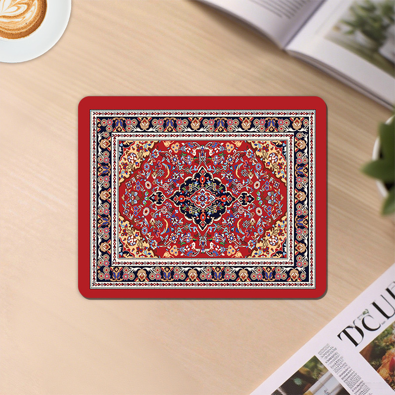 Podloga za miš za uredsku uporabu od prirodne gume, protuklizna površina, toplinski prijenos, mogućnost tiskanja logotipa, OEM prilagođavanje