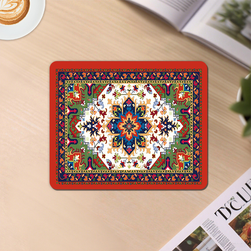 Podloga za miš za uredsku uporabu od prirodne gume, protuklizna površina, toplinski prijenos, mogućnost tiskanja logotipa, OEM prilagođavanje