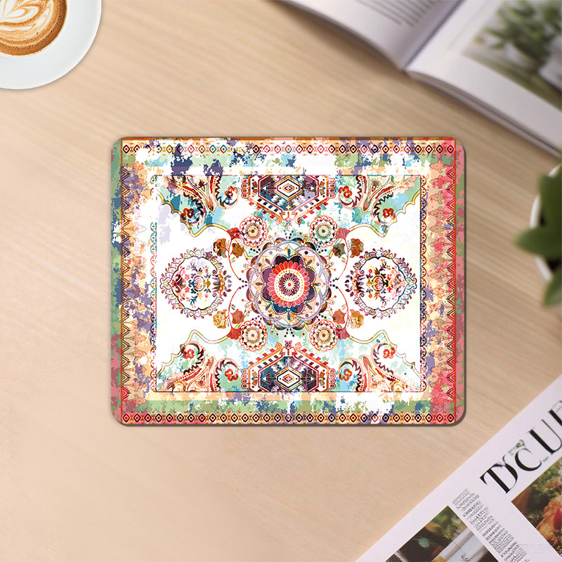 Podloga za miš za uredsku uporabu od prirodne gume, protuklizna površina, toplinski prijenos, mogućnost tiskanja logotipa, OEM prilagođavanje