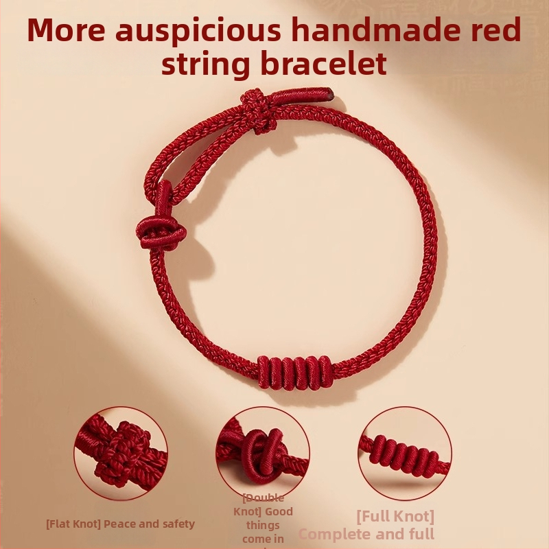 Гривна с мъниста – ръчно плетена въжена гривна, DIY полупродукт, унисекс, Лято 2025