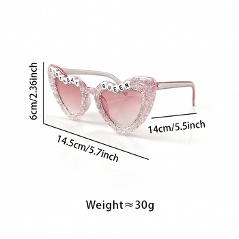 Sirds formas saulesbrilles ar dimantu burtiem, universālas, pilns rāmis, Forest Fox, Ziemas 2025