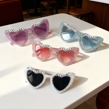 Sirds formas saulesbrilles ar dimantu burtiem, universālas, pilns rāmis, Forest Fox, Ziemas 2025