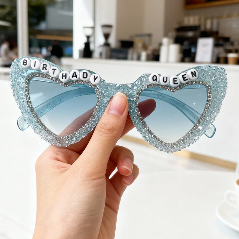 Sirds formas saulesbrilles ar dimantu burtiem, universālas, pilns rāmis, Forest Fox, Ziemas 2025