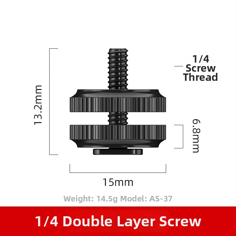 Алуминиев винт за конвертиране към гореща обувка, диск 1/4-инчов, двойно-слойна конструкция