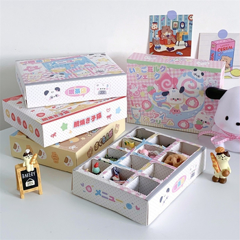 Dāvanu kaste, animācijas stilā, balts kartons, bez logotipa, bez pielāgošanas