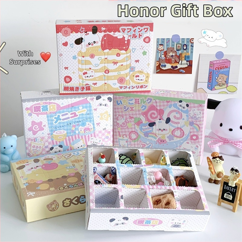 Dāvanu kaste, animācijas stilā, balts kartons, bez logotipa, bez pielāgošanas